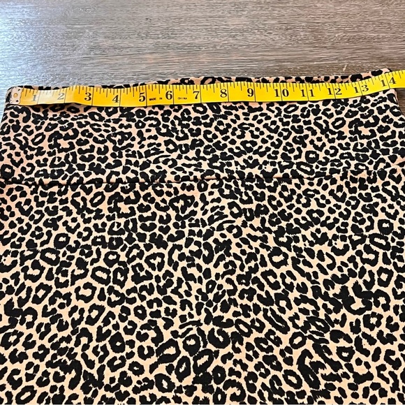 Vintage Leopard cheetah print pencil skirt size medium/ large - Picture 11 of 13